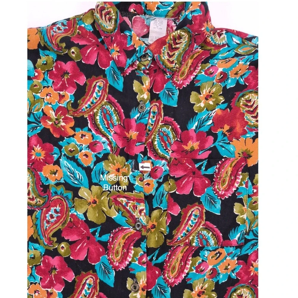 Vintage floral paisley